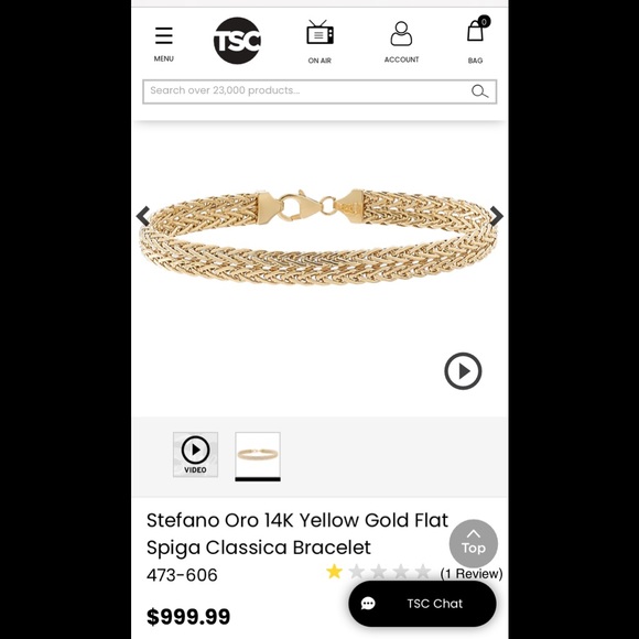 NWT 14K gold bracelet - Picture 4 of 6